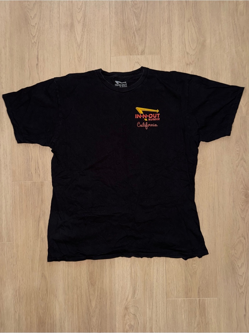 IN-N-OUT Black Short Sleeve Logo Tee‎